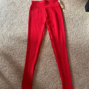 Textured anti cellulite high waist leggings